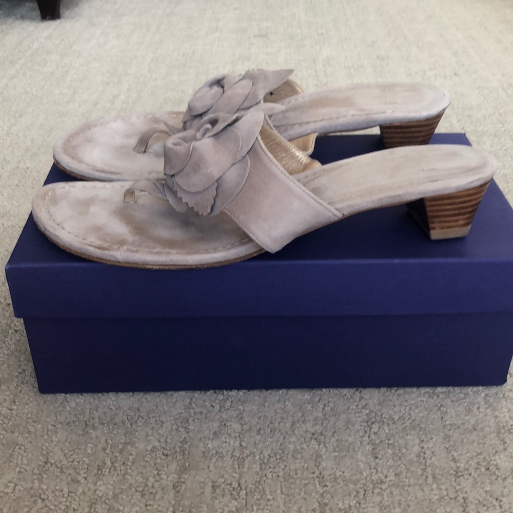 Stuart Weizmann Suede Sandals - image 5